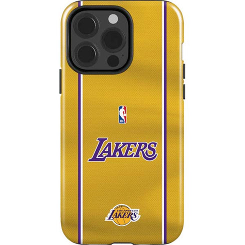 NBA Los Angeles Lakers Jersey iPhone 15 Pro Impact Case